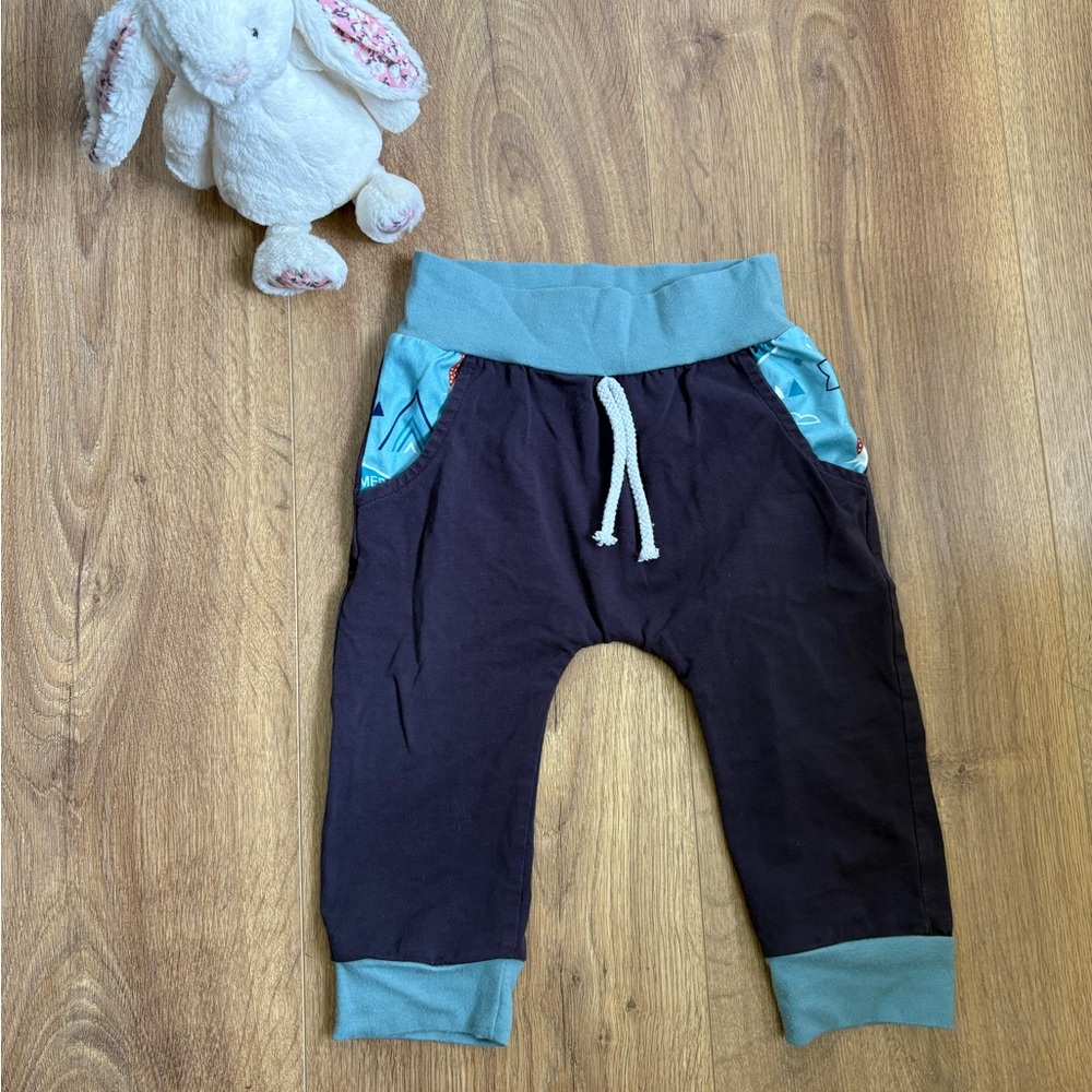 PatPat Kids Teal and Navy Joggers